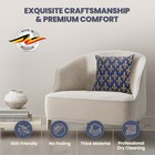 A Fleur De Lys Reduit European Cushion Cover Belgian Home Decor Pillow 14x14