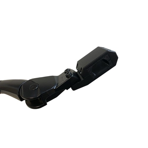 Adaptador 4KS soporte trasero soporte lateral adaptador KSA18 CNC aluminio negro - Imagen 3 de 6