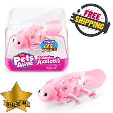 Pets Alive Swimming Axolotl's PINK Robotic Pet Figure