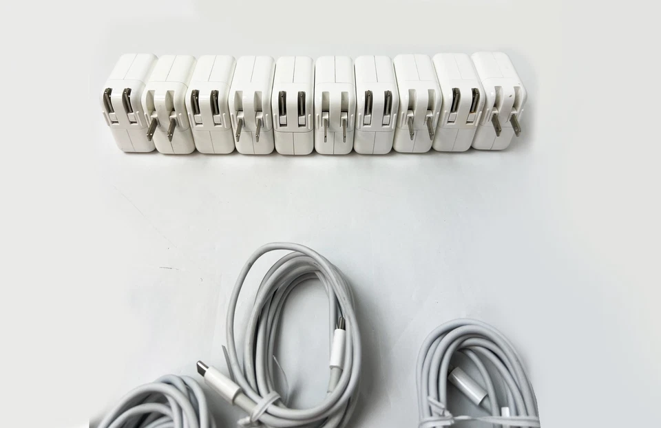 Lote de 10 Adaptador de Corriente USB-C Original Apple 30W con Cable USB-C para Macbook Foto 2 de 4