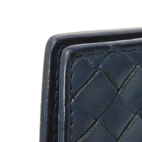 BOTTEGAVENETA Money clip wallet 390877 V001N 4130 wallet Calfskin Navy RFI... - Picture 16 of 23