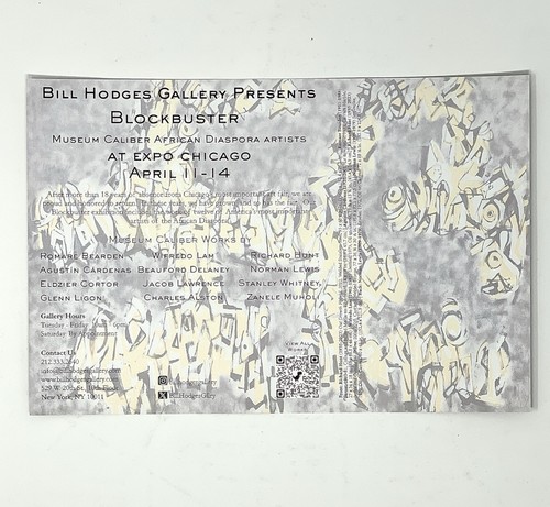 Bill Hodges Gallery Announcement Card - Blockbuster African Diaspora Art Bearden - Picture 3 of 6