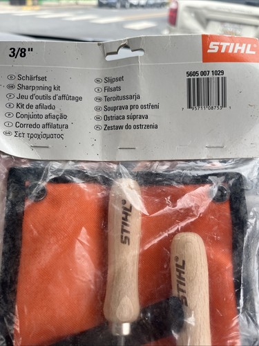 NEW Genuine STIHL Genuine 3/8 (.375) Chainsaw Filing Kit. # 5605 007 1029 - Picture 2 of 4