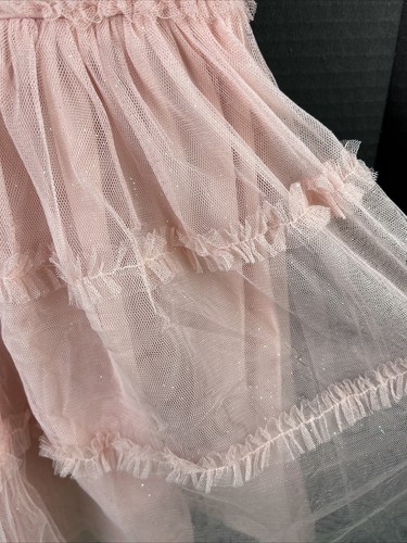 Rare Editions Girls Occasion Dress Size M 8 Blush - Picture 4 of 5