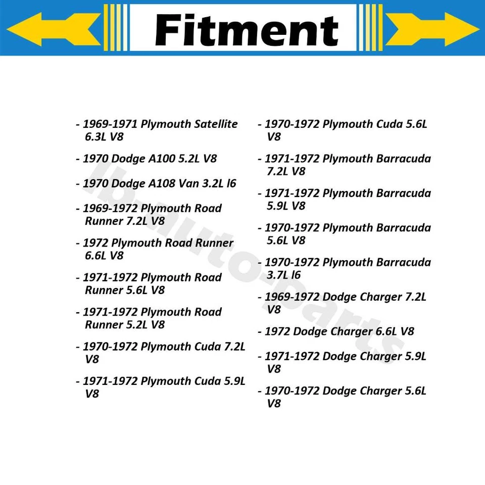 2 передних задних барабанных тормозных колодки Raybestos для Dodge Challenger 5,2 л 1970-1972 - Изображение 4 из 4