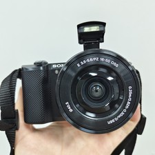 Sony Alpha a5000 Flip Screen Mirrorless Digital Camera w/ 16-50mm Lens Black