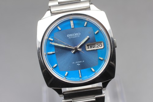 Vintage 1973 N MINT Seiko 7006-7120 Day/Date Steel Automatic Mens Watch JAPAN - Picture 5 of 11
