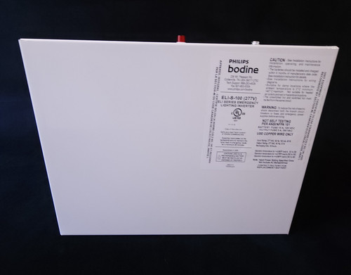New Philips Bodine ELI-S-100 Emergency Lighting Inverter Box 277V w/ Battery