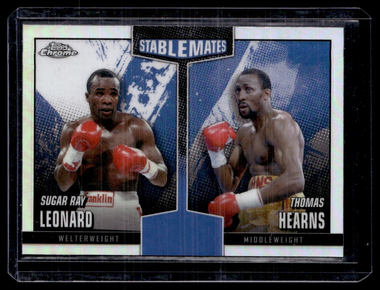2024 Topps Chrome Refractor Sugar Ray Leonard Boxing #SM-2