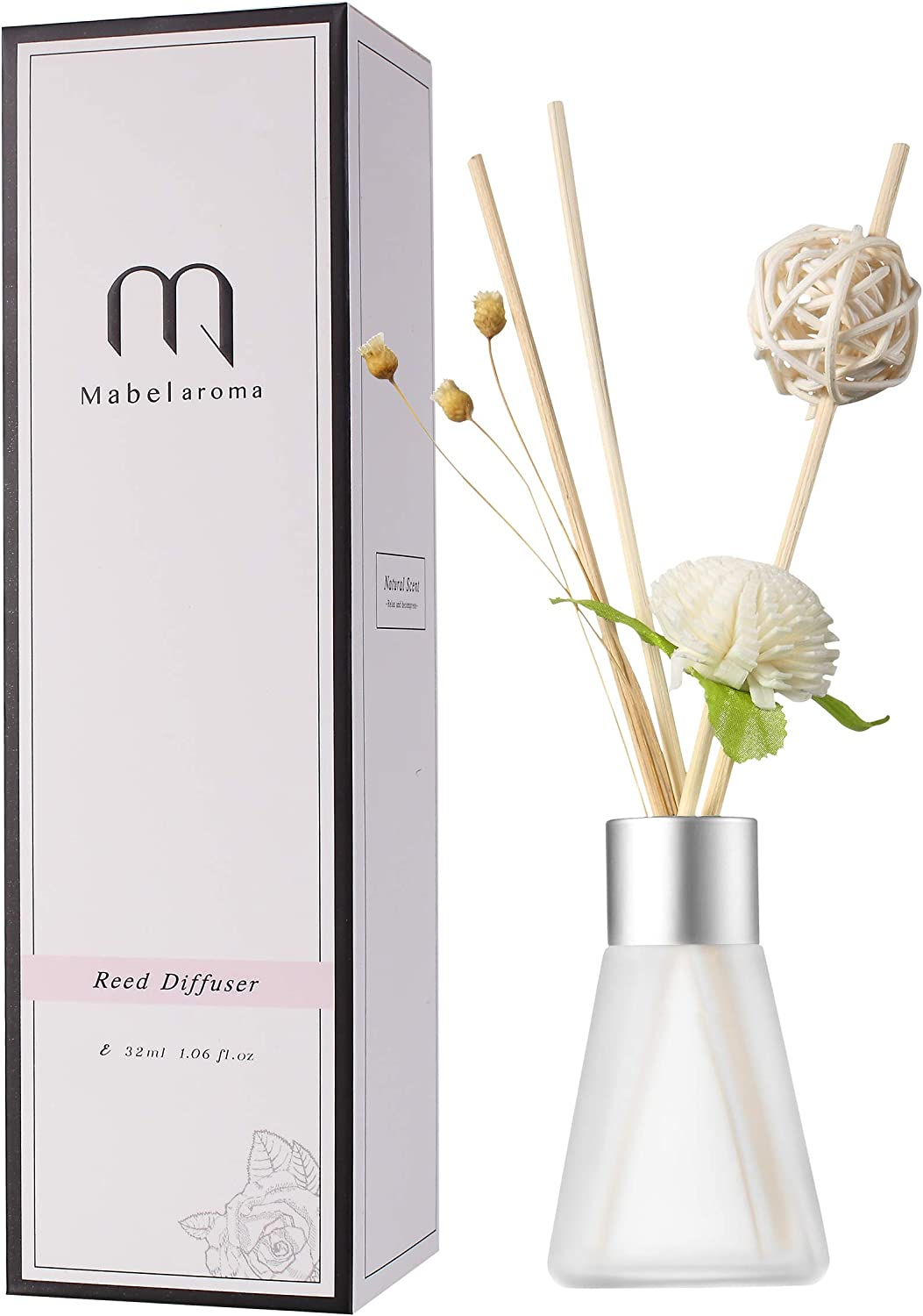 Reed Diffuser Set Lavender Reed Oil Diffusers for Bedroom Living Room Office Aro-image