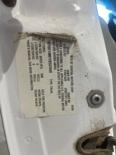 1988 - 1999 GM Pickup 1500 3.08 Rear Axle 4x2 GU4 231K - Picture 9 of 10