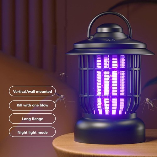 Insektenvernichter 3000V Elektrischer Mückenlampe mit UV Licht Fliegenfallen - Bild 4 von 12