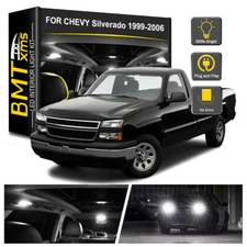 16x Interior LED Light Bulbs Reverse White For Chevrolet Silverado 1999-2006