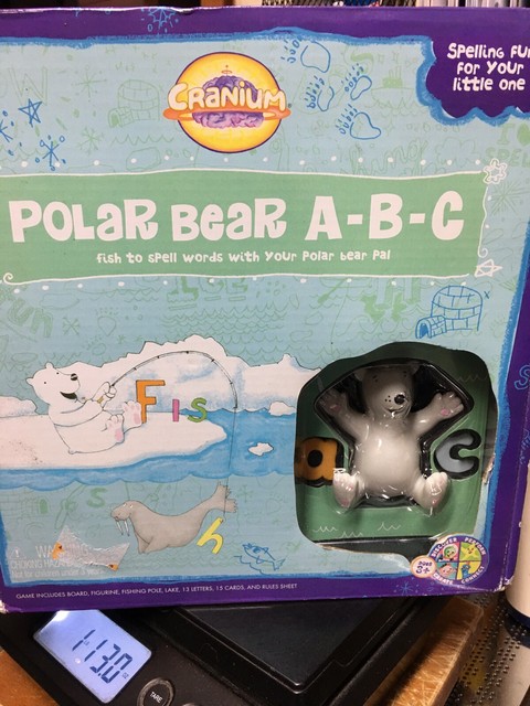 Cranium Polar Bear A B C Fish To Spell Words With Polar Bear Friend