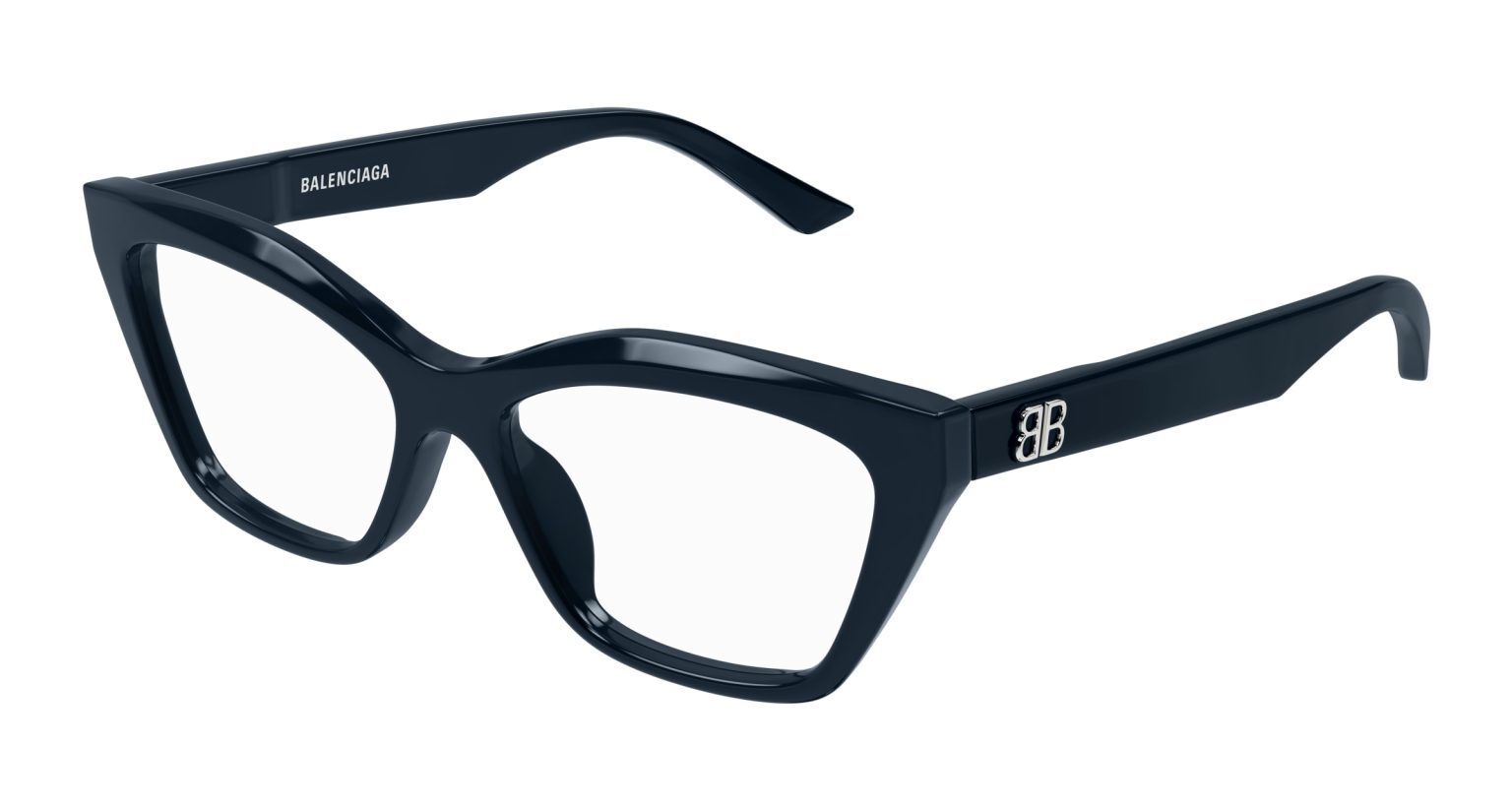 NEW Balenciaga BB0342o-008 Blue Eyeglasses
