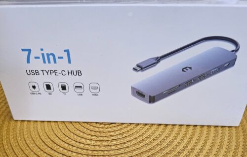 Tymyp 7 In 1 USB Type C Hub Pro USB Adapter HDMI SD TF Card Reader Model HB056 - Picture 3 of 3