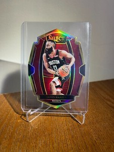 James Harden 2018-19 Select Prizm Premier Level Red Die Cut #158 Match /175