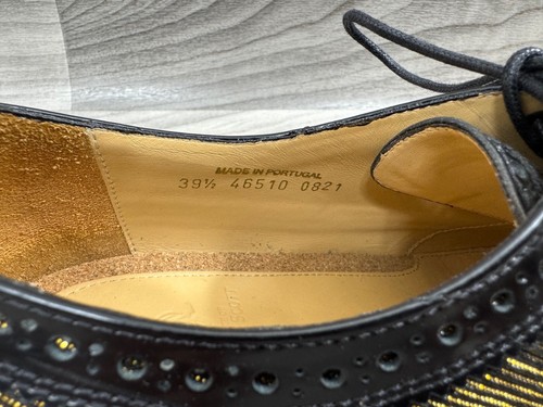 THE OFFICE OF ANGELA SCOTT MISS LUCY WINGTIP PLATEAU SCHWARZ 46510 0821 DAMEN 9,5 - Bild 4 von 13