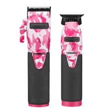 BabylissPro LimitedFX Pink Camo Clipper and Trimmer Combo FXHOLPKCAMPK