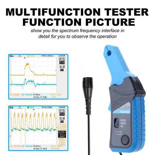 Hantek CC-65 AC/DC Digital Stromklemme Messgerät mit BNC Stecker 20 KHz 65A - Bild 11 von 11