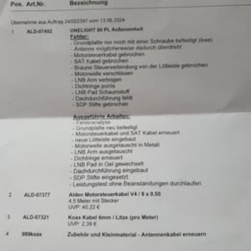 ALDEN Sat-Antenne ONELIGHT 60 PL + TV + Steuergerät ALDEN HD CI+ - Bild 2 von 5