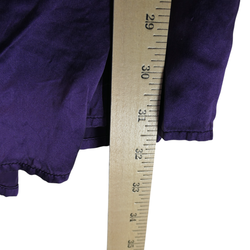 Victorias Secret Kimono Robe Womens Size S Purple 100% Silk Lightweight Sexy - Picture 9 of 11