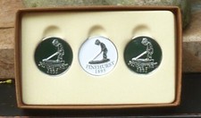 Pinehurst Assorted Ball Markers - Good Looking 3pc White / Black
