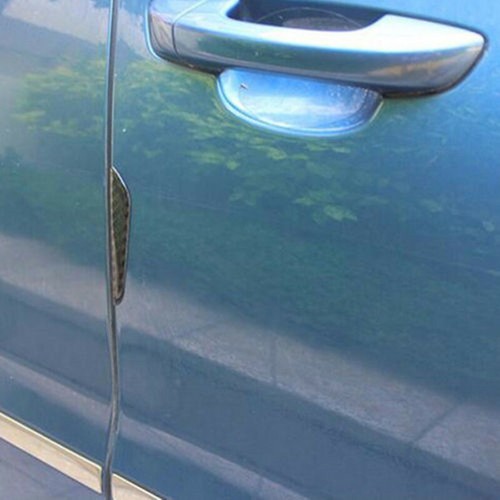 4 piezas Tira protectora de borde de puerta de automóvil Borde protector contra arañazos Borde Anticolisión Negro - Imagen 7 de 12