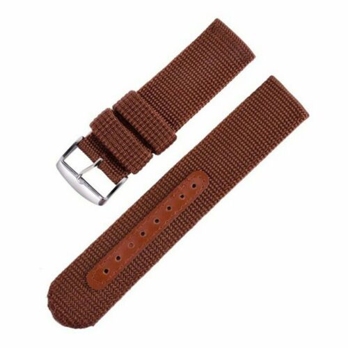 Samsung Galaxy Watch 6 5 4 40 44 45mm Classic 42 46mm Military Canvas Band Strap - Picture 9 of 11