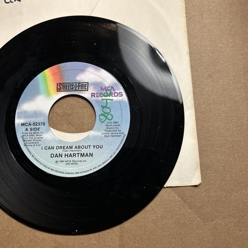 Dan Hartman Streets Of Fire Can I Dream About You Blasters Blue Shadows 45 - Picture 2 of 4
