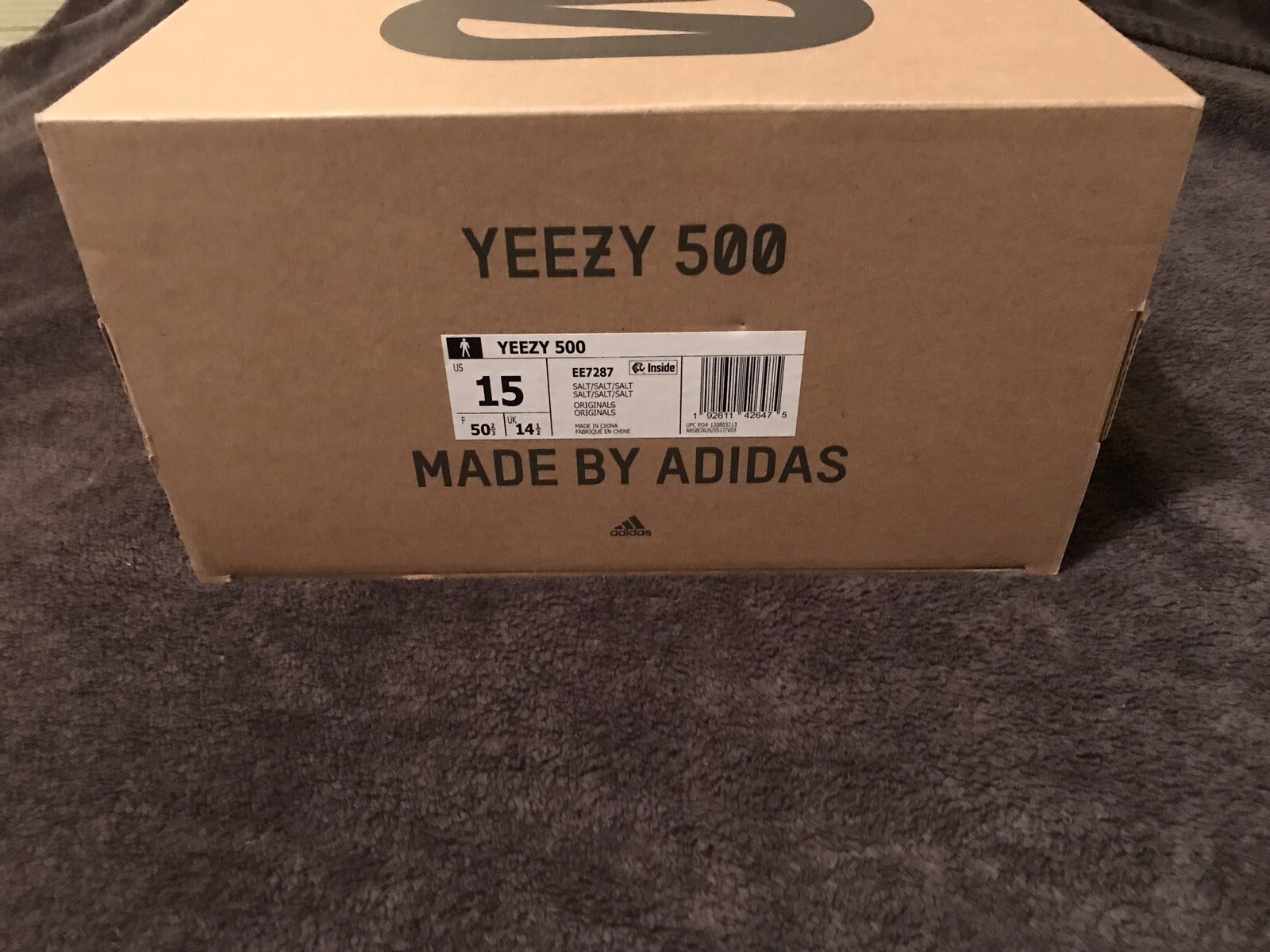 Adidas Yeezy 500 500 500 Salt Extremely Rare Size 15 Kanye West EE7287 ebabb0 Adidas Yeezy 500 500 500 Salt Extremely Rare Size 15 Kanye West EE7287 ebabb0