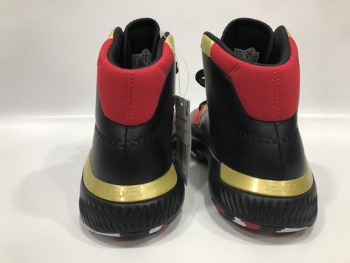 Scarpe da basket Adidas Pro Bounce 2019 Ciao Uomo Nuove Nero Bianco Rosso Oro Tg 81/2 - Foto 6 di 6