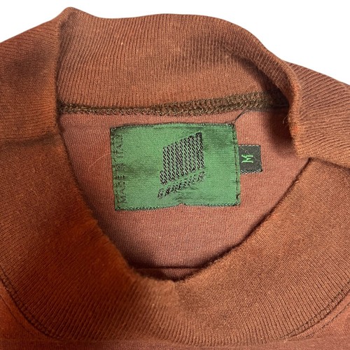 JUNIOR GAULTIER Vtg 90s Brown Portrait PVC Vinyl Patch Sleeveless Tank Tee Sz M - Picture 8 of 9