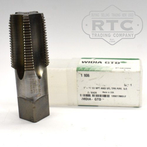 WIDIA GTD Large Tap 1"-11 1/2" NPT ANSI 5 flute Pipe NSS - Picture 1 of 2