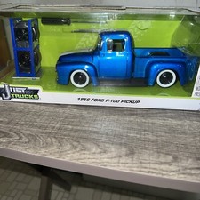 Jada Just Trucks 1956 Ford F-100 Pickup with Tires 1:24 Scale  NEW
