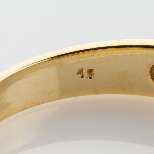 Vintage 14k Gold Ring mit Diamanten - Bild 5 von 6