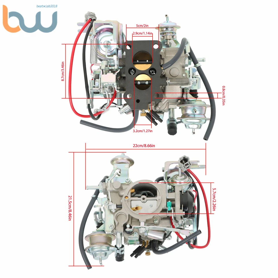 Carburador nuevo apto para Toyota 2E TERCEL 1990-1994 COROLLA 1995-2001 21100-11850 Foto 2 de 4