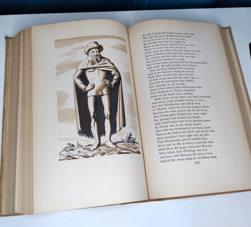 The Canterbury Tales 1934 Geoffrey Chaucer Rockwell Kent Illustrated HC Classic - Picture 9 of 15