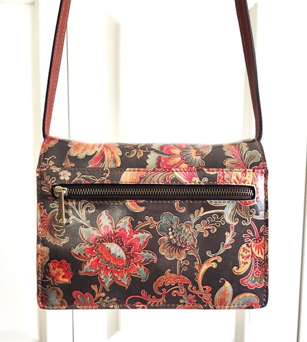 Patricia Nash "NWT" Locri "OLIVE" Tooled Leather Crossbody Purse, Shoulder Bag - Picture 2 of 10
