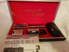 Minolta-16 MG-S Subminiature  Spy  Camera - Complete Kit w/Accessories