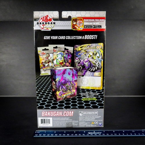 Bakugan Pro Fusion Force Card Collection Giant Collector Card & Deck Box SEALED - Picture 3 of 10