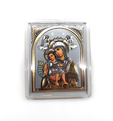 Icona della Madre di Dio Ortodossa per Auto Casa con Adesivo 6x5 cm - Foto 1 di 5