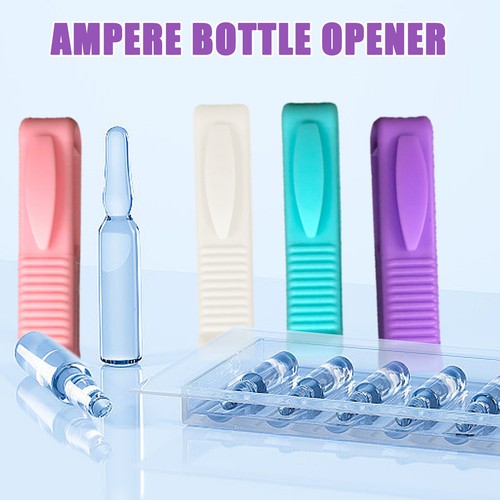 8 piezas Abridor de amplificador de vidrio rompedor de frascos ampolla pargo para enfermera dental plástico - Imagen 6 de 6
