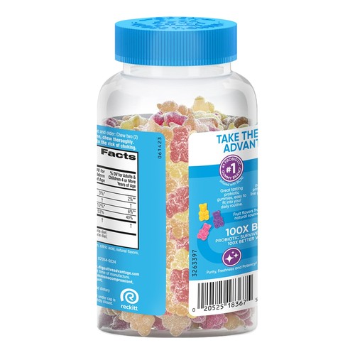 Digestive Advantage Probiotics For Digestive Health, Probiotic Gummies & Vit D, - Picture 10 of 12