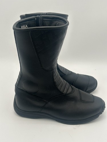 BILT HIPORA BLACK MOTORCYCLE BOOTS WATERPROOF & BREATHABLE WOMENS Size 7 - Picture 7 of 10