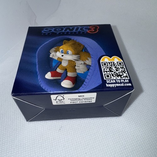 Mcdonald’s Sonic 3 Toy, Tails Blue Roller | Rare Collectible IN BOX (Brand New) - Bild 6 von 7