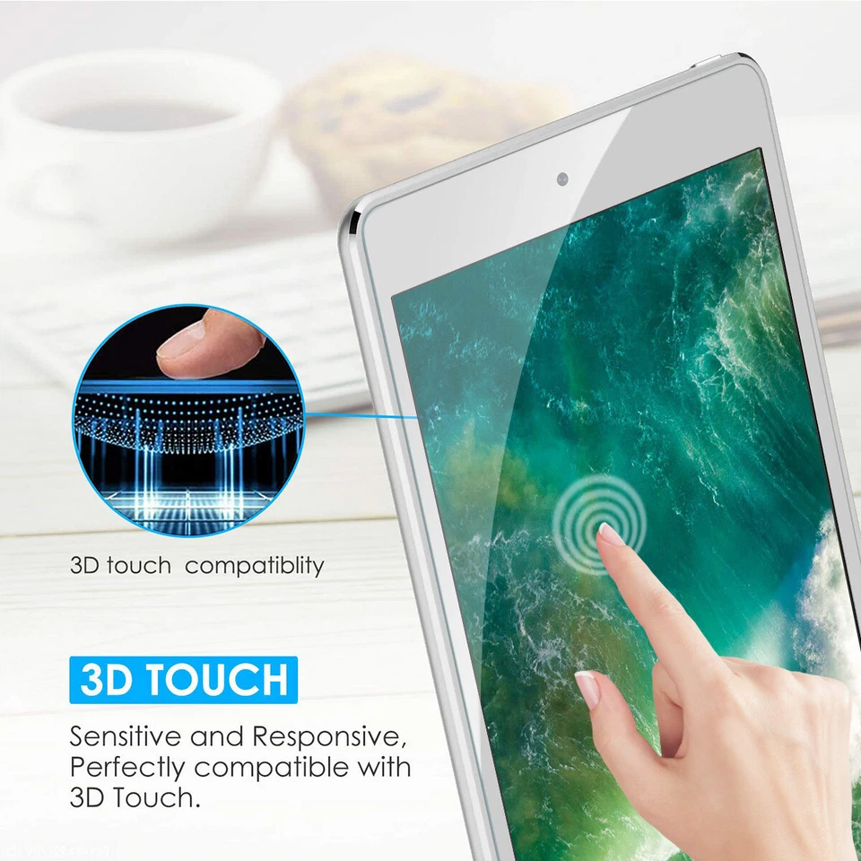 Shockproof Tempered Glass Screen Protector for Apple iPad 2/3/4th. 9.7in/Mini 6 - Image 3 of 4