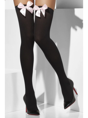 Opaque Hold Ups Adult Black 42763 Opaque Hold Ups Adult Black 42763