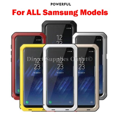 Case For Samsung S24 Ultra S23 S22 S21 S20 Note Metal Gorilla Shockproof Cover - Afbeelding 1 van 34