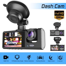 Dashcam Auto Vorne Hinten HD 1080P und Innen Autokamera Videorecorder G-Sensor